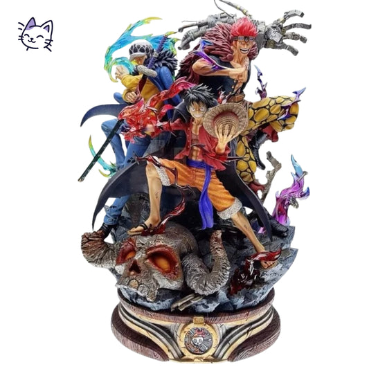 Figurine Luffy, Law & Kid One Piece | NekoStore